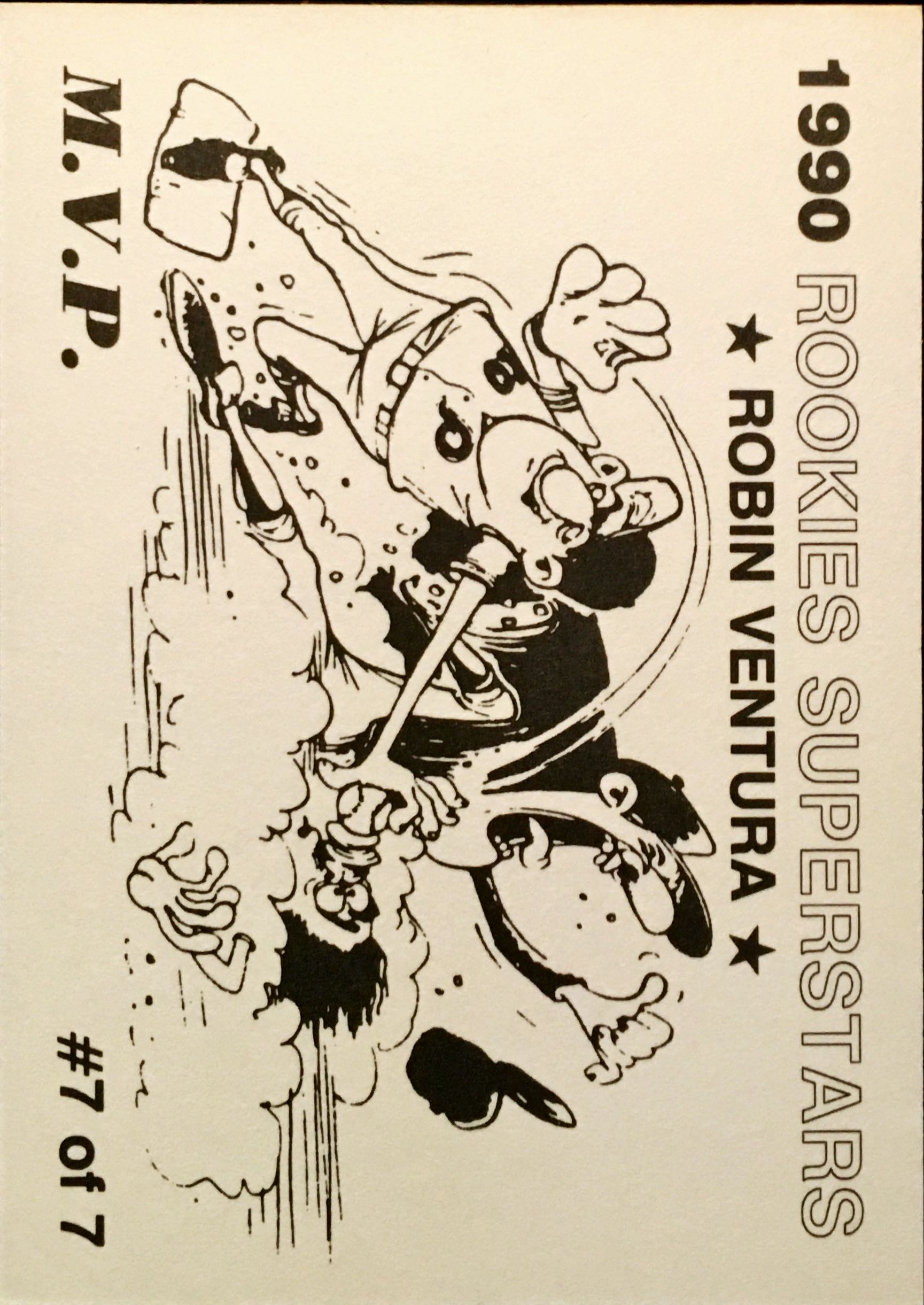 1990 Rookies Superstars  7 back image