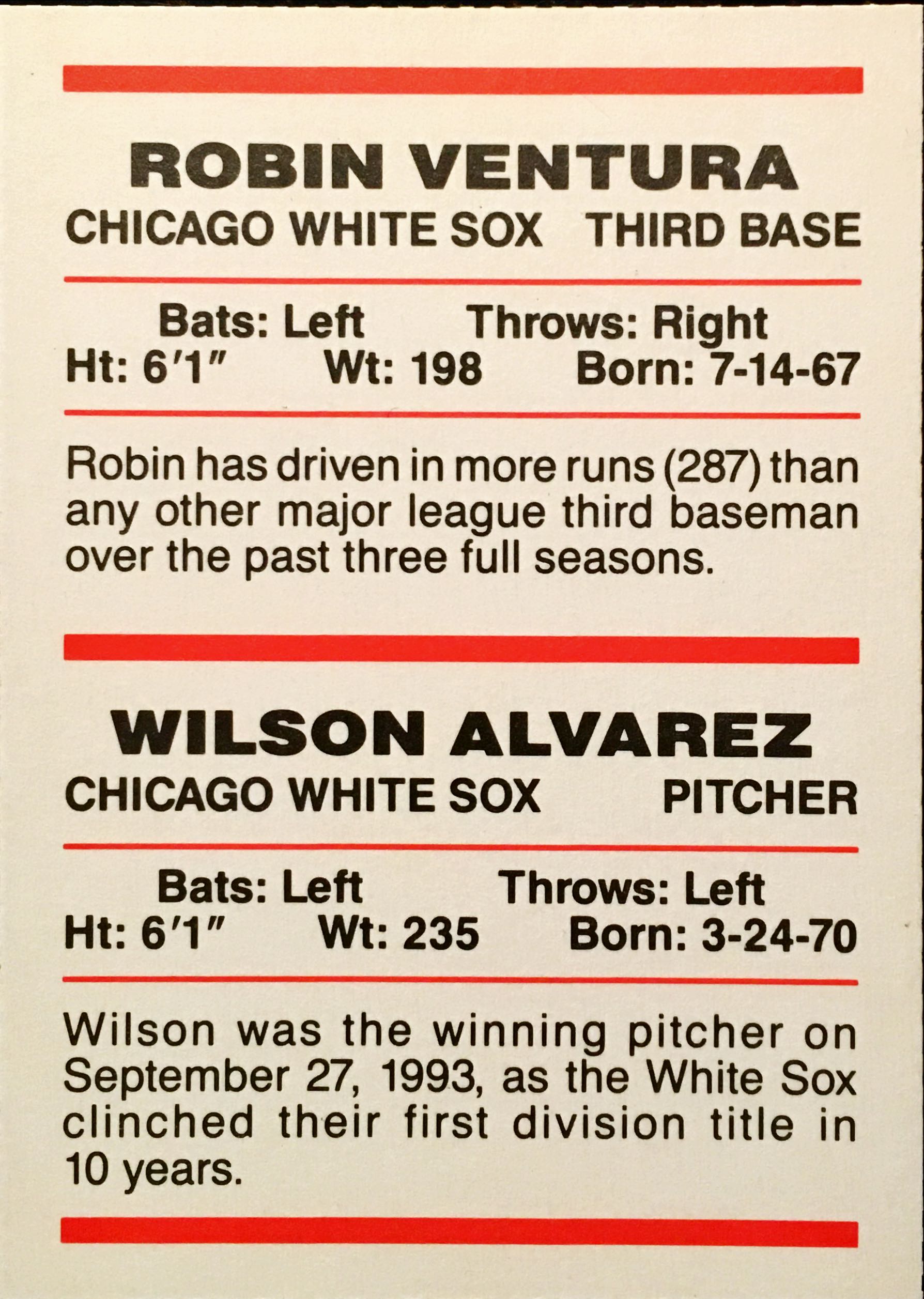 1995 Red Foley  14 back image