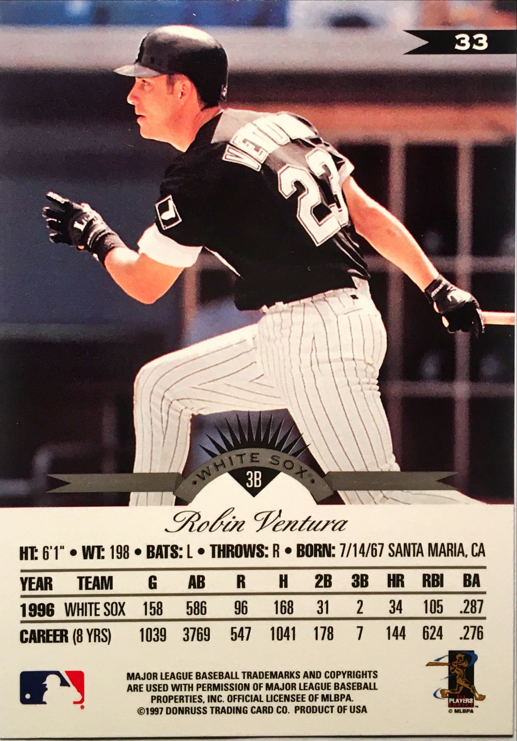 1997 Leaf  33 back image