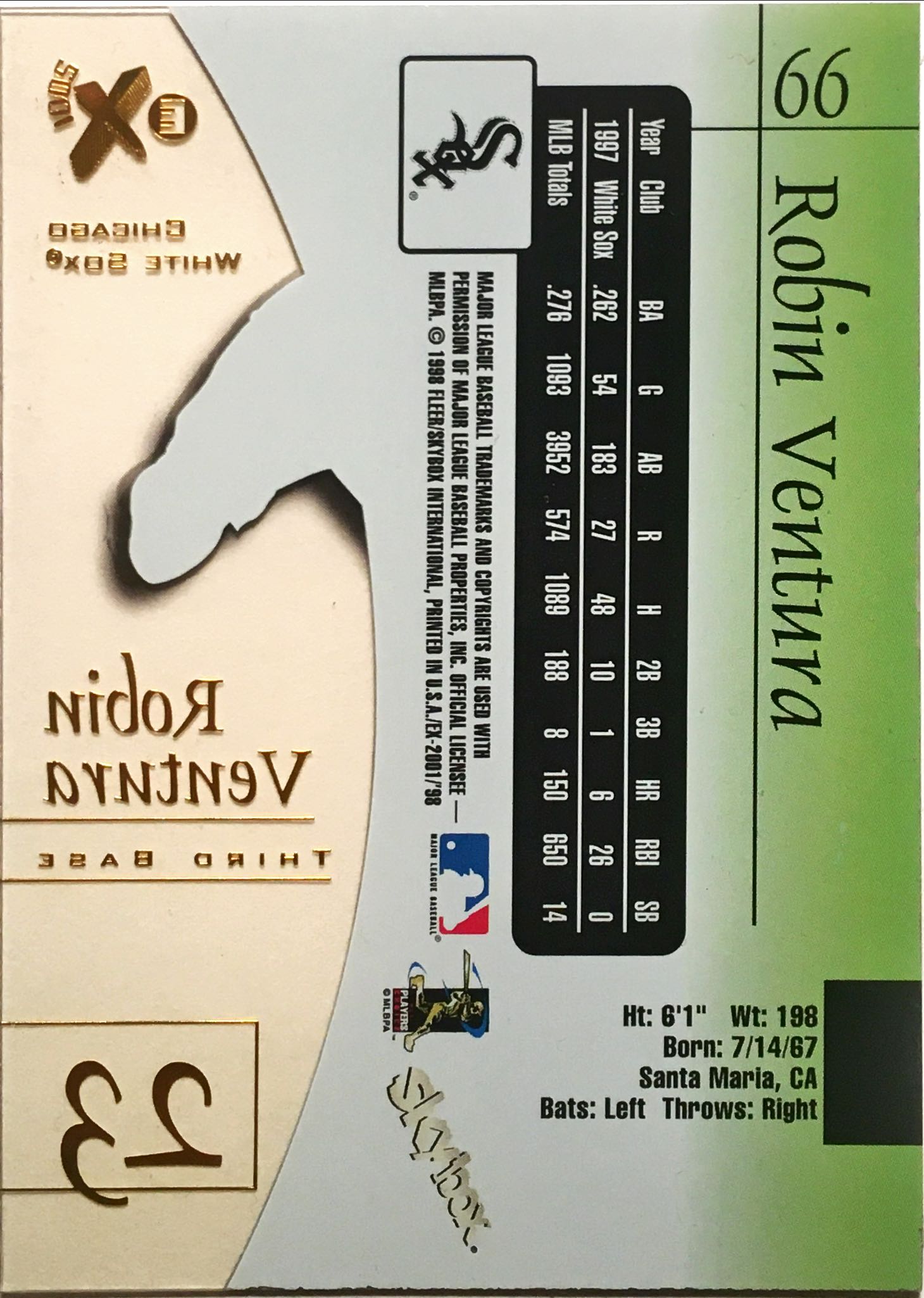 1998 E-X2001  66 back image