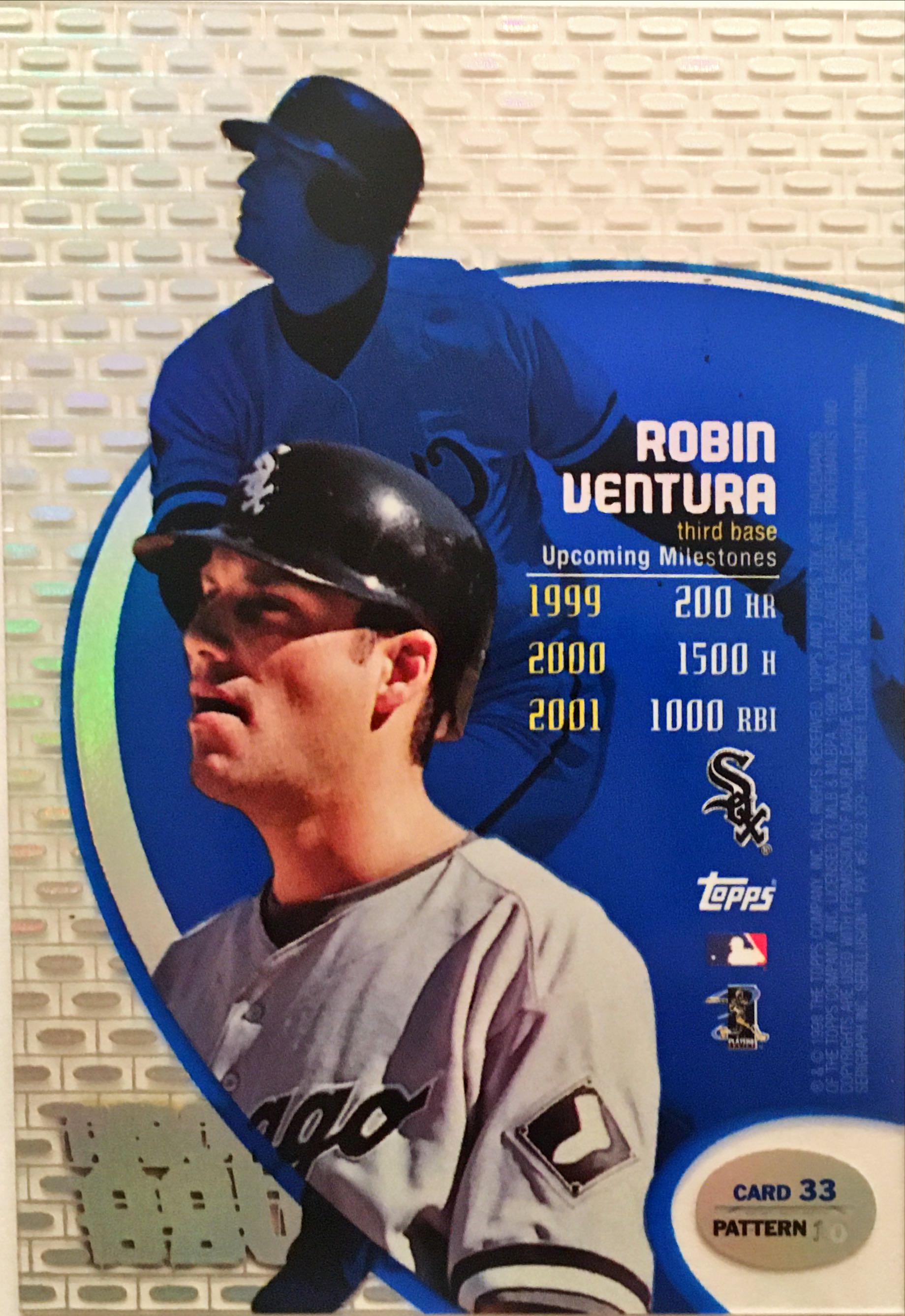 1998 Topps Tek Pattern 10 33 back image