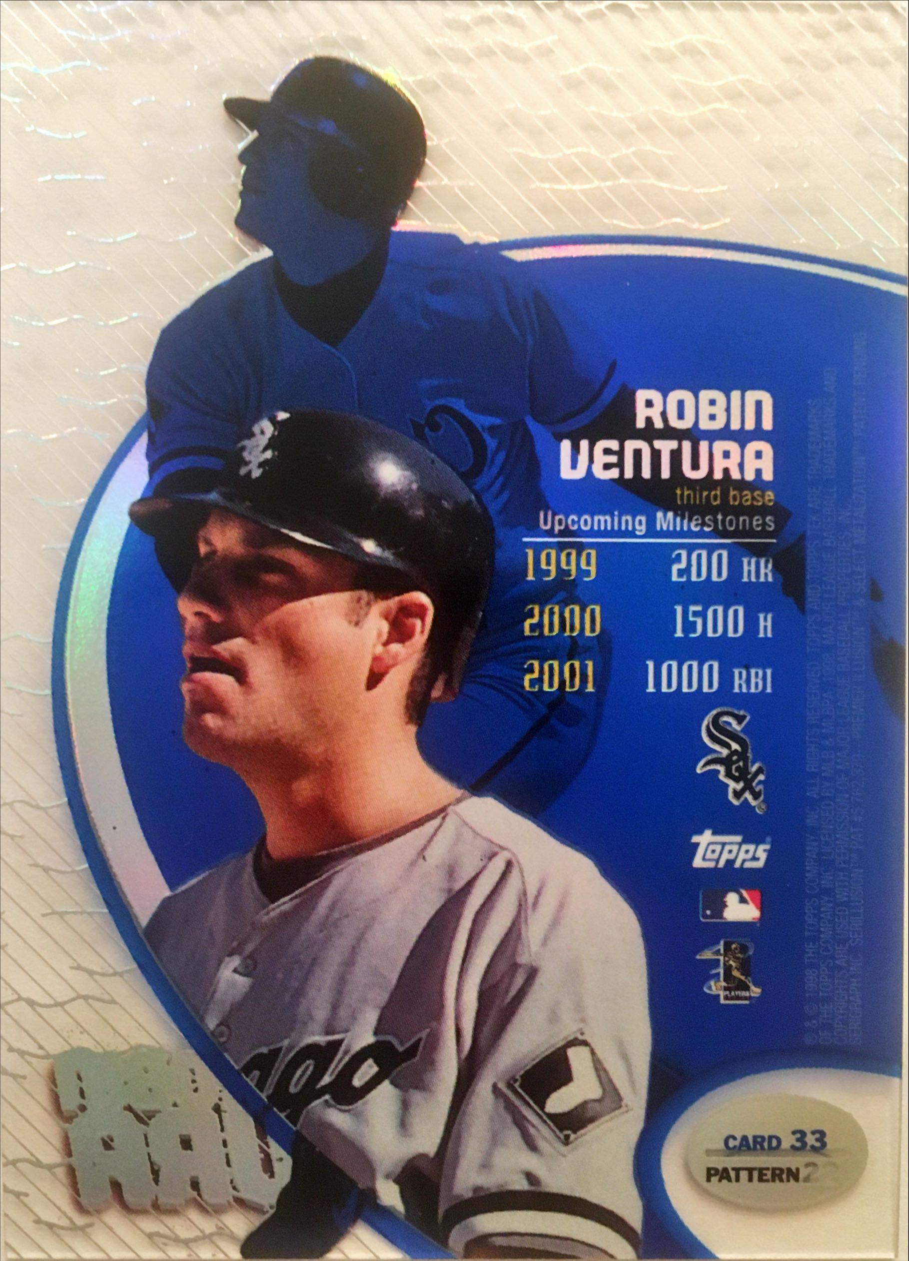 1998 Topps Tek Pattern 22 33 back image
