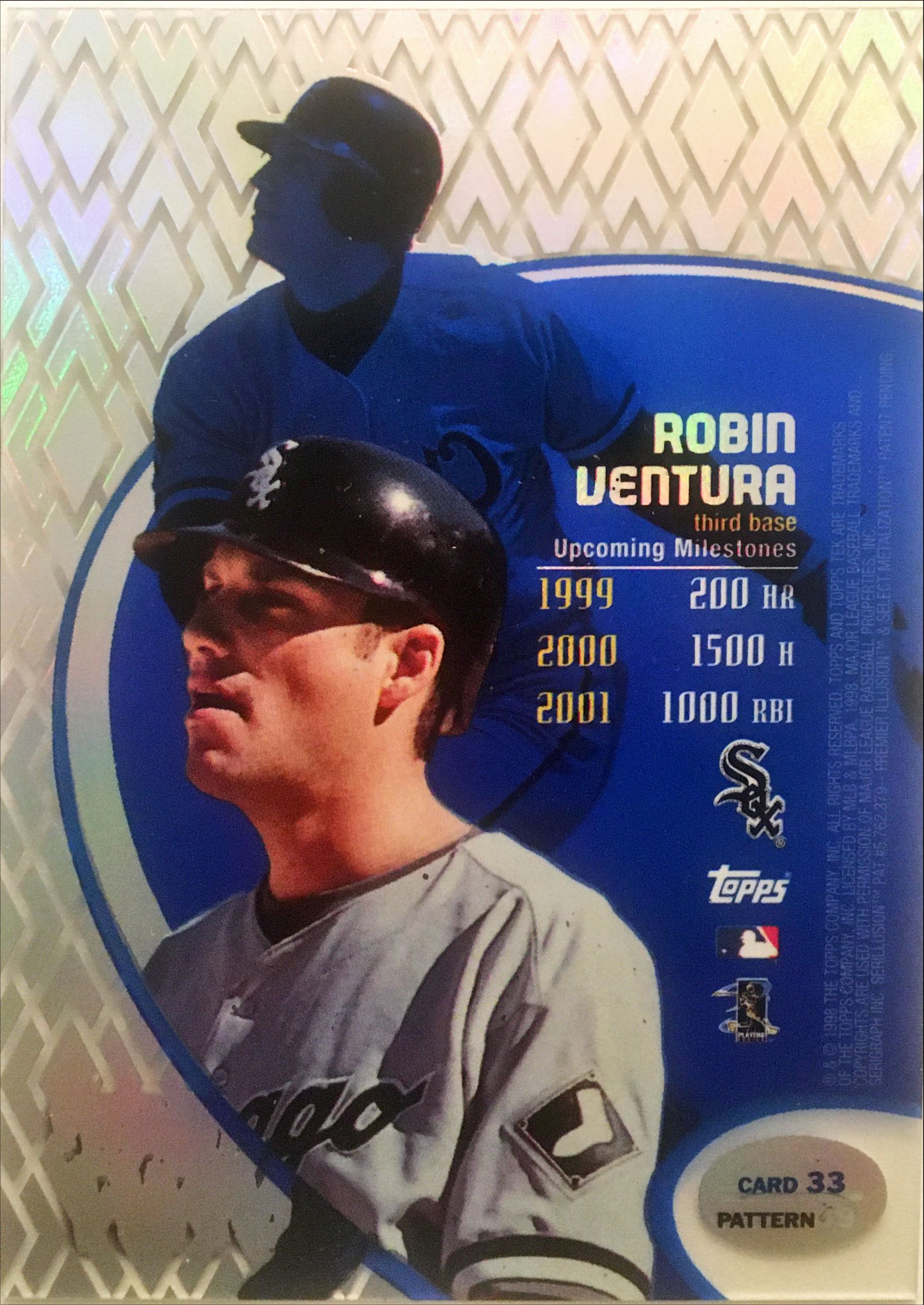 1998 Topps Tek Pattern 49 33 back image