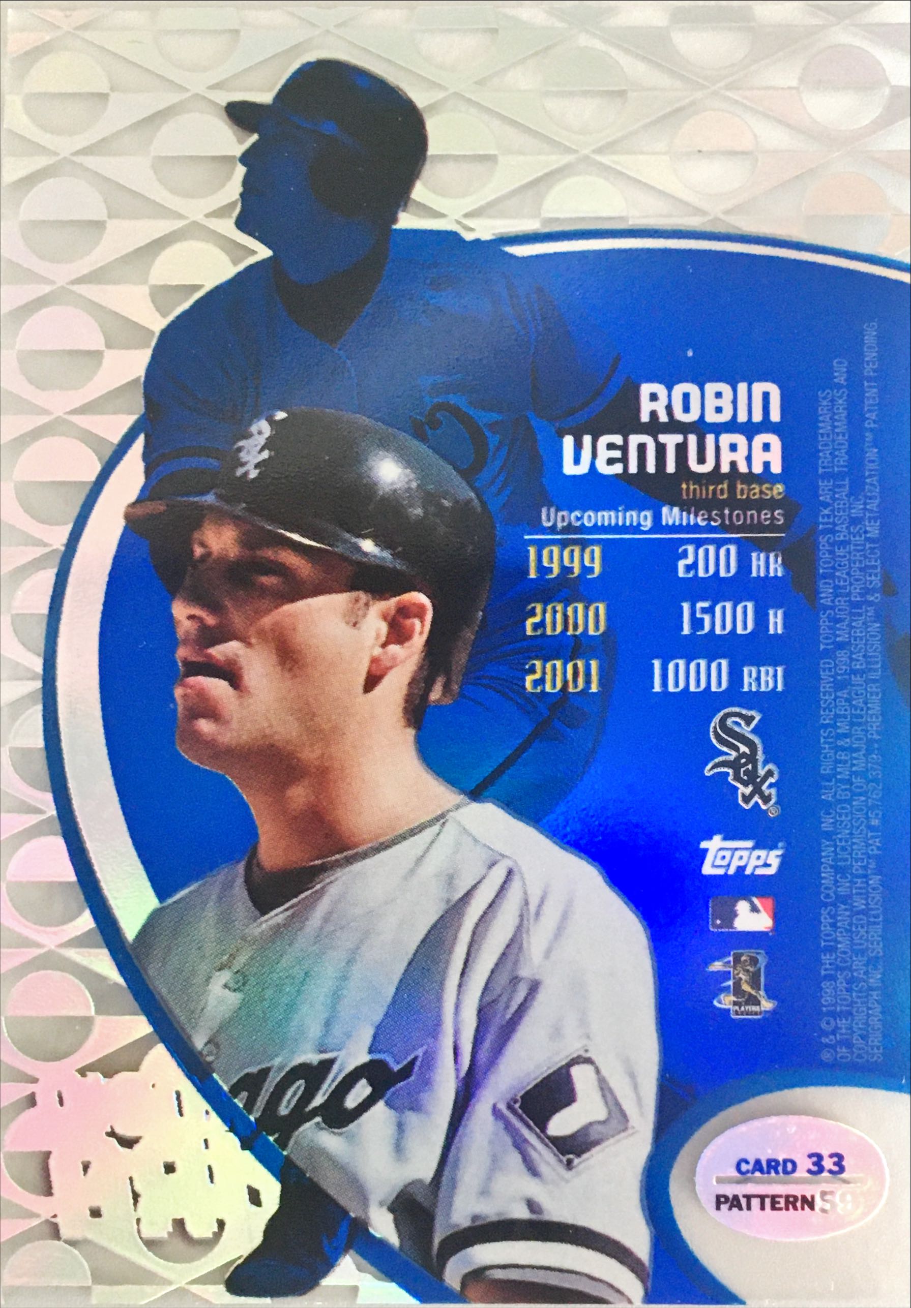 1998 Topps Tek Pattern 59 33 back image