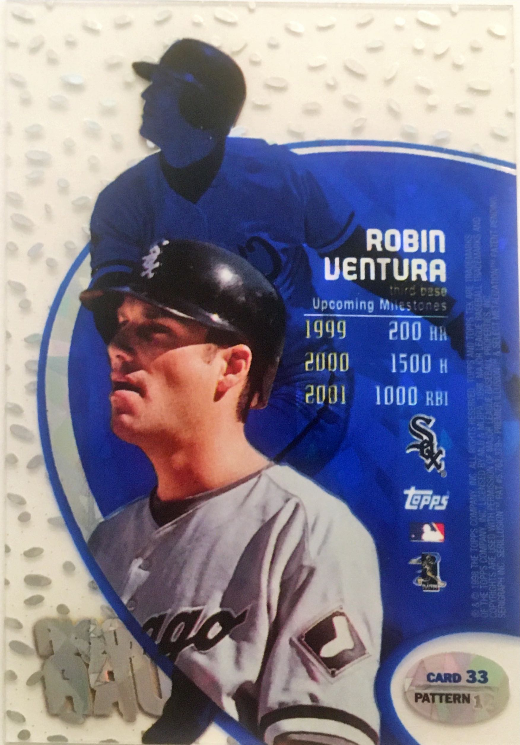 1998 Topps Tek Diffractors Pattern 12 33 back image